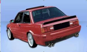 Pour BMW <span class=keywords><strong>E30</strong></span> 2 portes CSL (1984-1991) – Kit de carrosserie en fibre de verre 4 pièces (pare-chocs avant et arrière) avec découpes d'échappement – Excellent état - Product Image 2