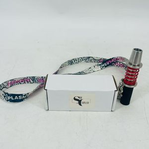 Embouts de chicha en gros d'usine, embouts de chicha <span class=keywords><strong>Shi</strong></span> Carver en acier inoxydable avec ressort et silicone, accessoires pour chicha, embouts de narguilé - Product Image 1