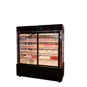 Vitrine réfrigérée commerciale pour gâteaux, 1,5 m, 5 niveaux, en acier, avec refroidissement par air, contrôle de température 2-8°C - Product Image 6