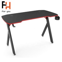 Nouveau bureau d'ordinateur de jeu à lumière LED table de jeu bureau de jeu pc