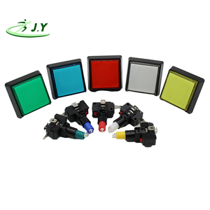 Bouton poussoir LED carré lumineux 51x51mm JY à prix de gros pour machine de jeu, distributeur automatique et jeu de combat - Product Image 2