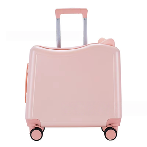 <span class=keywords><strong>Petite</strong></span> <span class=keywords><strong>valise</strong></span> de voyage unisexe en aluminium et PVC de 18 pouces avec roues pivotantes pour garçons et filles de 12 ans - Product Image 3