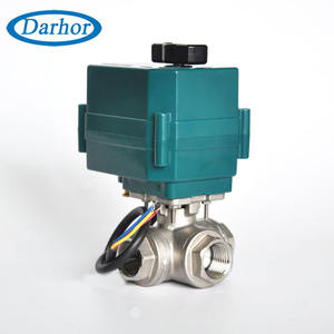 Minyatür Elektrikli Aktüatör Kontrollü L/T Akışlı <span class=keywords><strong>3</strong></span> Yollu Paslanmaz Çelik Motorlu Küresel Vana <span class=keywords><strong>3</strong></span>/<span class=keywords><strong>4</strong></span>" - Product Image 2