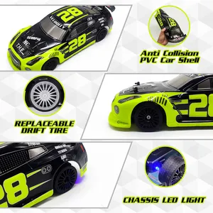 1/14 RC drift xe 25kp/h tốc độ cao 4WD điều khiển từ xa Xe 40 + phút chơi xe đồ chơi Quà tặng cho bé trai trẻ em