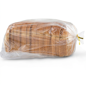 100 sacs à pain réutilisables en plastique LDPE de 18x4x8 pouces, imprimés par gravure, thermoscellables, pour les boulangers à domicile et les propriétaires de boulangeries - Product Image 1