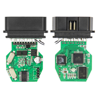Cable de Interfaz USB OBD2 Blanco con Chip FTDI FT232RL K DCAN y Interruptor, Herramienta de Diagnóstico