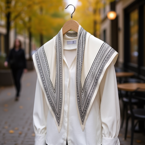 Sciarpa triangolare multifunzionale Zi 135x60 cm, accessorio moda per donna - Product Image 2