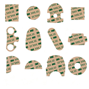 Custom 0.15mm Double Sided PET Adhesive <b>Tape</b> Square Pieces 300LSE High Temperature <b>Waterproof</b> OEM - Product Image 4
