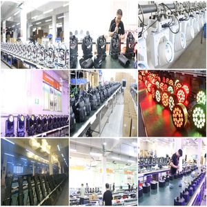 New bluemoon 6 mắt 20W RGBW 4in1 LED di chuyển giai đoạn đầu cho chùm xoay sắc nét cho Câu lạc bộ đêm KTV dj-trắng nhôm Đèn sân khấu - Product Image 6