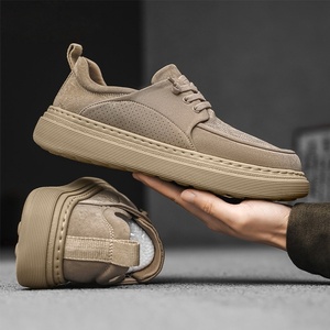 Chaussures en toile respirantes et perforées pour hommes, nouveau style été (modèle 2026), chaussures décontractées légères pour hommes - Product Image 2