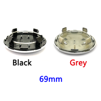 60mm 61mm 68mm 69mm 135mm pour enjoliveurs de jantes de voiture Audi A3 A4 A5 A6 A7 A8 Q3 Q5 Q7, accessoires d'emblème et de logo