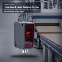 Capteur laser de hauteur pour production de panneaux MDF haute vitesse LR-TB5000 DTOF 1000Hz RS485 pour mesure d'épaisseur de panneau, service personnalisé