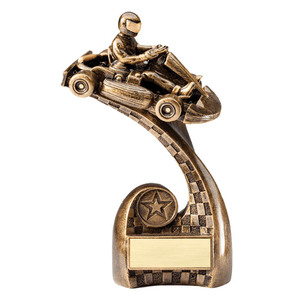 Trofeo de Karting Personalizado de Poliresina con Diseño Divertido de Deportes de Motor, Premios de Carreras de Coches de Resina - Product Image 4