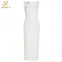 Robe de soirée sans manches avec bretelles au dos ouvert Simple et été femmes robes mi-longues décontractées fabricants pour vêtements marque personnalisée