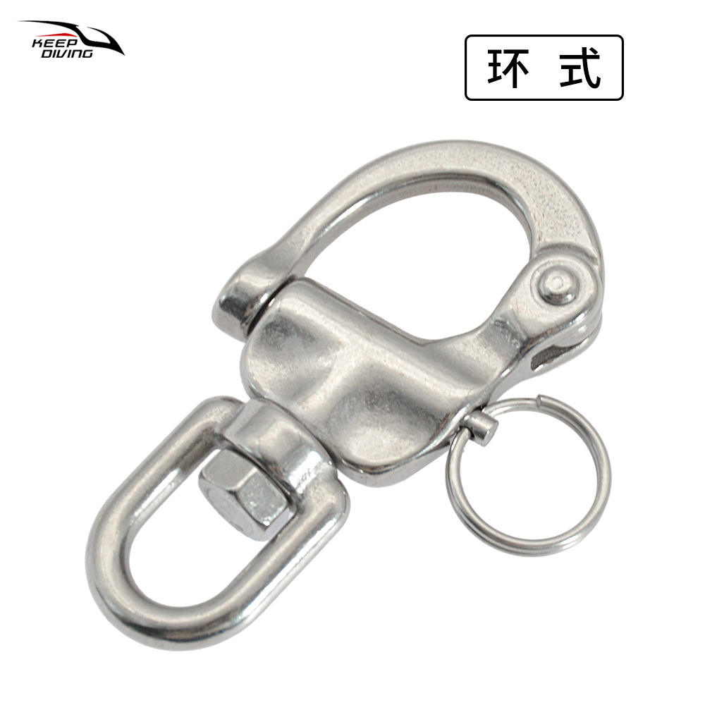 Ring - type Rotating Quick Release Buckle