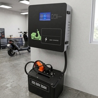 Paket Baterai Lithium Ion 60V 20Ah Pengisian Daya Ultra Cepat 20S, Isi Penuh dalam 5 Menit untuk Skuter Listrik, Sepeda Listrik, dan Sepeda Roda Tiga Listrik