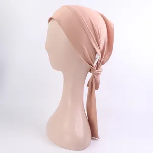 Hohe Menge islamische muslimische Modal Jersey Stretch medizinische Unter schal Hijab elastische Baumwolle Kopfhörer JackJersey Innen kappe