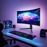 Moniteur courbe super large 40 pouces 4k 75hz Moniteur d'ordinateur 40 pouces Moniteur de jeu Gamer Pc écran incurvé à une touche seulement