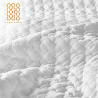 Literie en microfibre de polyester douce comme du coton, couvre-lit élégant, couette blanche douce pour l'été