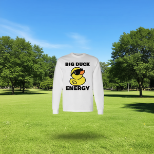 Rubber Ducky Meme Big Duck Energy T-shirt promotionnel à manches longues - Product Image 2