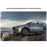 Démarreur à distance unidirectionnel Plug & Play compatible avec Mazda CX3/CX4/CX5/CX8/CX30, bouton-poussoir OEM 2/3 touches et moteur à essence