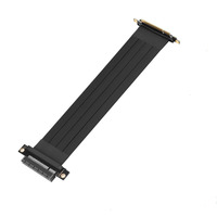 Câble d'extension Riser PCIe 3.0 X8 X8 d'occasion, blindé double couche, 64 Gbit/s, 5-30 cm, personnalisé pour FPGA GPU industriel