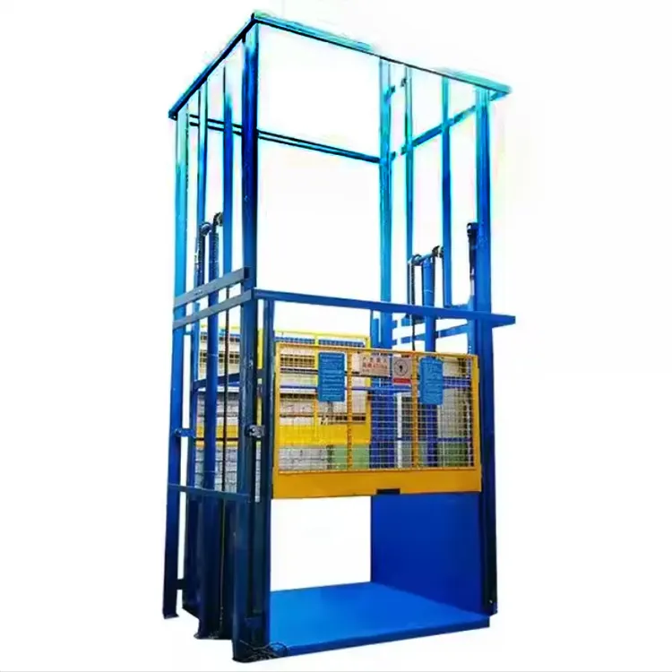 핫 세일 소형화물 엘리베이터 창고 수직화물 리프트 화물 엘리베이터 저렴한 유압 1000kg 수직화물 리프트