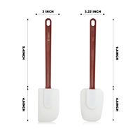 Mini spatule à grattoir en Silicone, vente en gros, pas cher