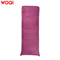 Sac de couchage rectangulaire personnalisé WOQI pour le camping, les voyages en plein air, commande en gros, étiquette privée