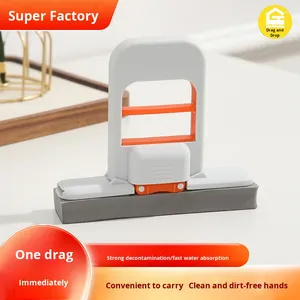 Accessorio pieghevole portatile Mini Desktop portatile con spugna di ciniglia testina di ricambio per strizzare manuale - Product Image 2