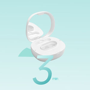 Kontakt Lensler için Ev Tipi Mini Ultrasonik Temizleyici Küçük Kontakt <span class=keywords><strong>Lens</strong></span> Temizleme Kutusu Mini Makine 800mAh Manyetik Şarj - Product Image 3