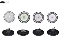 Alison Factory OEM Faible MOQ 100W UFO pour éclairage de grande hauteur, construction en aluminium DOB, étanche pour garage, atelier, entrepôt