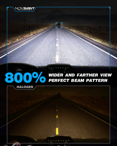 ไฟหน้า LED <span class=keywords><strong>Novsight</strong></span> รุ่นใหม่ A500-N62 H7 H11 9005 9006 9012 H4 H13 9007 9004 22000LM 100W 6500K สีขาว แบบเสียบปลั๊กใช้งานได้ทันที - Product Image 2