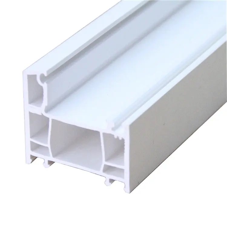 Customized PVC UPVC Extruded Plastic Extrusion Profiles For Window