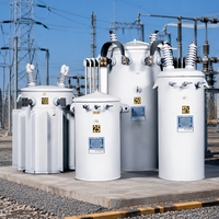 Transformateur de distribution monophasé immergé dans l'huile, monté sur poteau, conforme aux normes UL et ANSI, 10 kVA-167 kVA, 7200 V, 13800 V vers 120/240 V