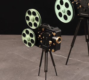 Projecteur <span class=keywords><strong>de</strong></span> décoration Vintage avec trépied à bas prix, <span class=keywords><strong>Rare</strong></span>, ancien Style, caméra <span class=keywords><strong>de</strong></span> film, projecteur antique pour la décoration - Product Image 4