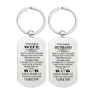 Portachiavi Oneway portachiavi amanti della stampa fotografica sublimazione <span class=keywords><strong>coppia</strong></span> portachiavi Logo personalizzato <span class=keywords><strong>regalo</strong></span> di san valentino - Product Image 4