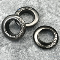 Œillets métalliques ronds de haute qualité, de différentes couleurs et tailles, avec logo personnalisé, pour vêtements et sacs à main