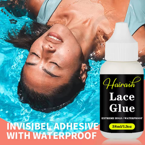 Colla per Parrucche Front Lace Impermeabile, Stick di <span class=keywords><strong>Cera</strong></span> per Parrucche, Rimozione Colla, Cappucci HD, Fasce Adesive con Spazzole per <span class=keywords><strong>Capelli</strong></span>, Set per Installazione Parrucche - Product Image 2