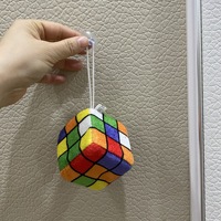 Jouets en peluche pour chien en forme de cube de Rubik personnalisé, jouet à mâcher interactif pour chien pour les mâchoires agressives
