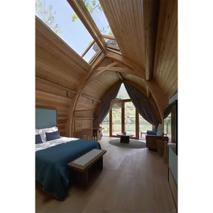 منزل صغير متنقل فاخر مسبق الصنع ، منزل قارب ، منزل خشبي صغير ، فيلا ، شقة ، هيكل فولاذية ، متين - Product Image 6