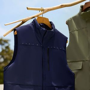 <span class=keywords><strong>Chaleco</strong></span> y Chaqueta sin Mangas Acolchados de Algodón Personalizables, Uniformes de Trabajo Promocionales Impresos, Ropa de Trabajo Unisex Resistente al Viento para Otoño - Product Image 2