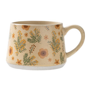 Mug à café et à thé de grande capacité, design minimaliste à la française, fait à la main, avec motif floral, pour le <span class=keywords><strong>petit</strong></span>-<span class=keywords><strong>déjeuner</strong></span> et l'usage domestique - Product Image 5