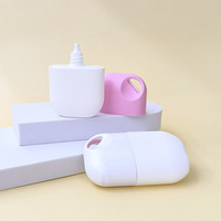 Botol Krim Lotion Gantungan Kunci 1oz untuk Kosmetik, Botol Mini Tabir Surya Custom 40ml, Kemasan Tabir Surya
