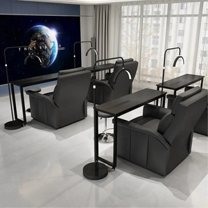 Mobile <b>Nail</b> <b>Table</b> Hot Sale <b>Nail</b> Store Special Wooden <b>Nail</b> Polish Workstation - Product Image 3