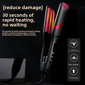 Nouveau <span class=keywords><strong>fer</strong></span> à friser transfrontalier <span class=keywords><strong>pour</strong></span> boucles en spirale, <span class=keywords><strong>fer</strong></span> à friser à ondes d'eau, <span class=keywords><strong>fer</strong></span> à friser <span class=keywords><strong>court</strong></span> <span class=keywords><strong>pour</strong></span> boucles ondulées, tourmaline céramique, ions négatifs, 75W - Product Image 4