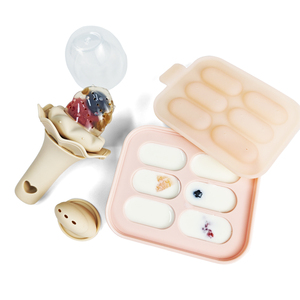 Bán buôn cấp thực phẩm Silicone bé trái cây Feeder núm vú với Ice Cube khay - Product Image 1