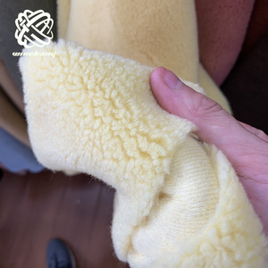 Giấy Chứng Nhận OEKO-TEX Tùy Chỉnh 20% 30% 50% 80% 100% Len Pha Trộn Sherpa Vải Giả Cừu Len Sang Trọng Vải Cho Quần Áo - Product Image 4