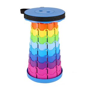 Retractable Folding <strong>Lightweight</strong> Sturdy Fabric <strong>Stool</strong> 400lbs Load Capacity Portable Collapsible Telescopic for Apartment School - Product Image 5