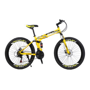 Vélo de Montagne Pliant 24/26 Pouces pour Adulte, 21 Vitesses, Amortisseur, Cadre en Acier Carbone Portable – Vente en Gros - Product Image 1